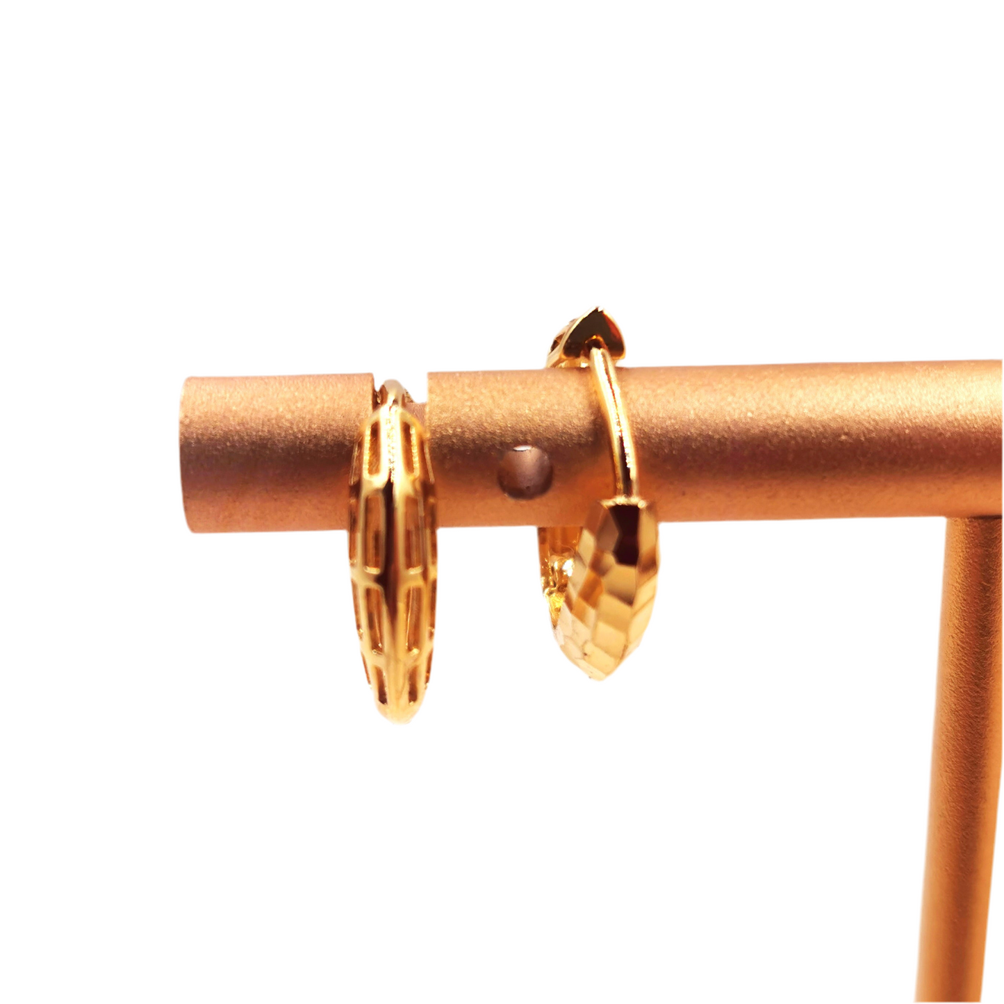 Plain ring Earring