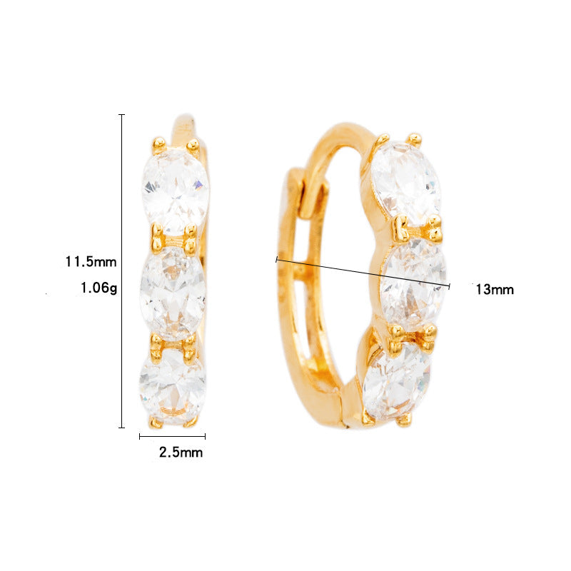 Fashion Zircon Earrings