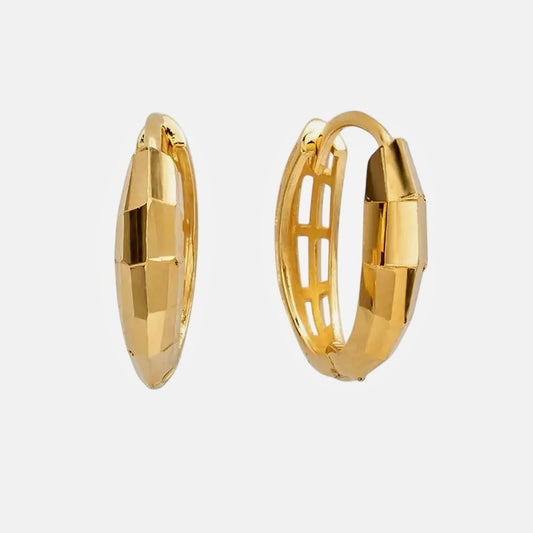 Plain ring Earring