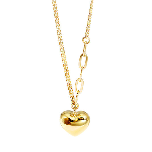 Three-dimensional love necklace